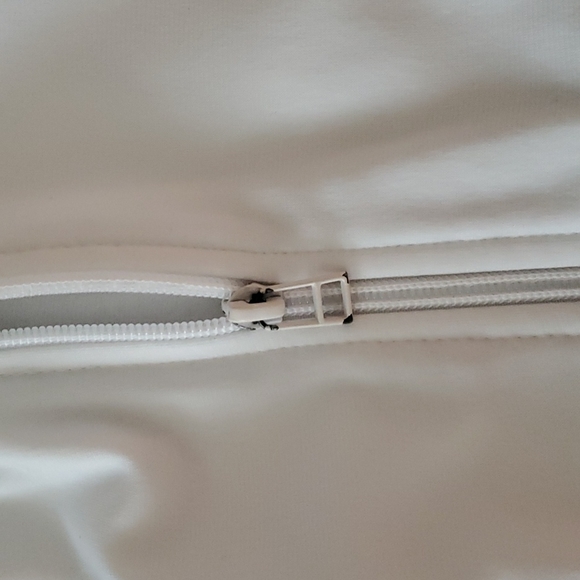 Adidas white track jacket, M - Picture 8 of 9